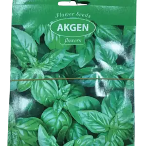 Akgen 5gr Yeşil Fesleğen Tohumu